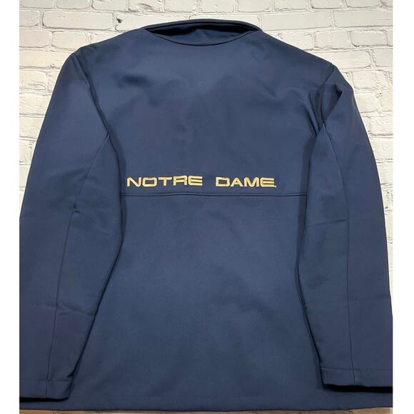 Men’s Notre Dame Football 
Jacket Columbia Ascender Navy Size 2XL A632 - Picture 2 of 8